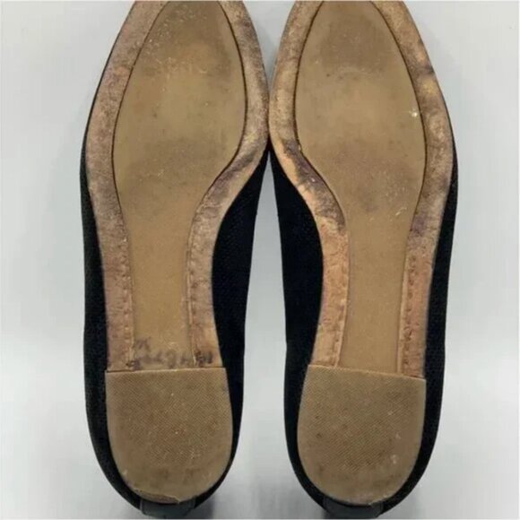 Bruno Magli Black Leather and Suede Loafers Size 7.5 - Picture 7 of 8